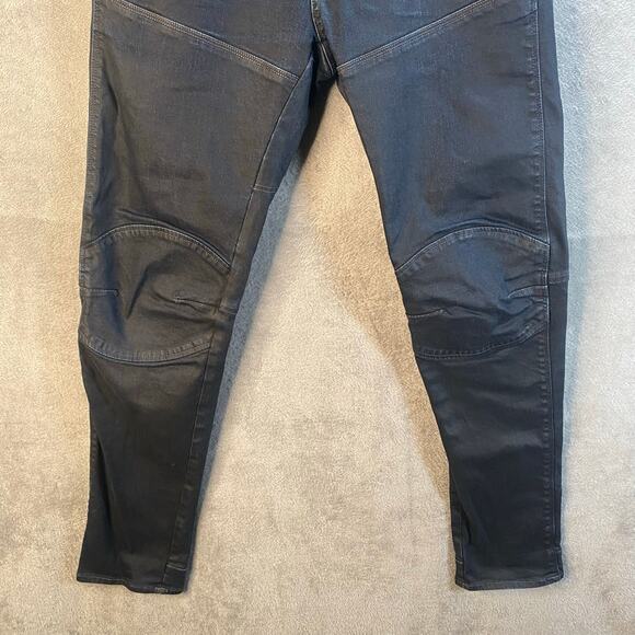 G Star Raw Slim Fit Jeans‎ 30x32 Button Fly Skinny Moto Style Streetwear - Picture 4 of 14